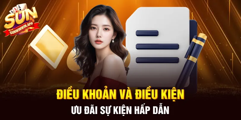Điều khoản và điều kiện ưu đãi sự kiện hấp dẫn